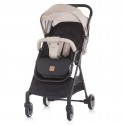 poussette pliable compacte taupe