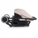 poussette pliable compacte taupe