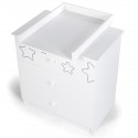 commode à langer chambre bébé