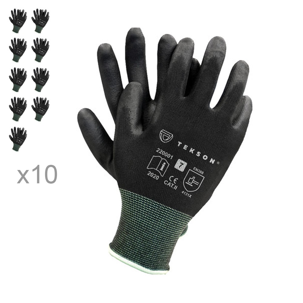 Gants de jardinage Spécification: Matériau: Latex + Polyester + pla