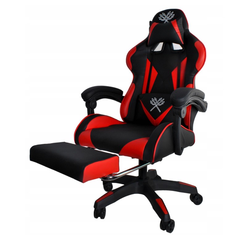 Le fauteuil de gamer COLORIS NOIR/ROUGE