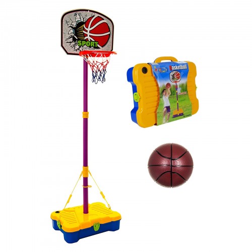 CESTA Panier de basket-ball réglable en hauteur pliable avec ballon