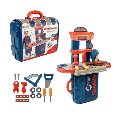 COBRI Établi enfant atelier pliable transportable dans caisse à outils