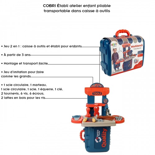 Établi atelier avec caisse