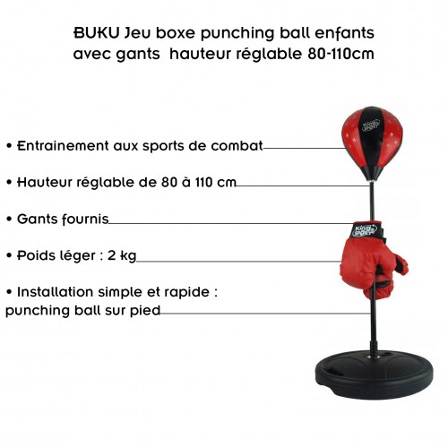 Jeu punching ball enfants