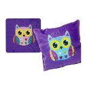 Création de coussin hibou