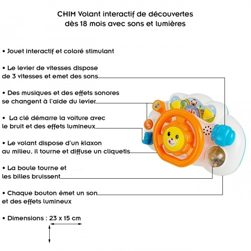 Volant interactif de découvertes