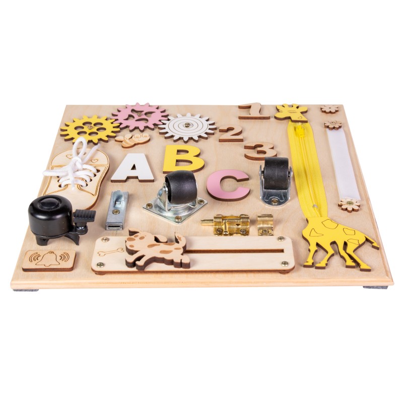 MIA Tableau d'activité sensoriel Montessori busy board en bois Naturel  Transports 75 cm - Cdiscount Jeux - Jouets