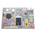 InLoveArts Planche Activité Montessori, Busy Board Montessori Tableau  Montessori Jouets éducatifs Motricite Enfant Parcours Tableau Sensoriel  pour Enfant 1 2 3 Ans : : Jeux et Jouets