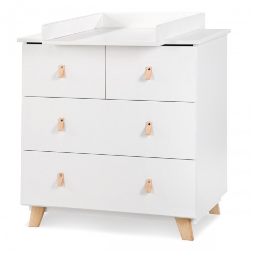 NOAH Commode enfant 4 tiroirs avec table à langer amovible