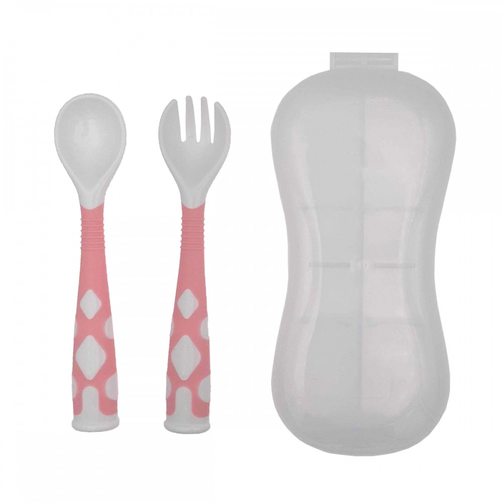 Nourriture de Bébé Cuillère Et Fourchette Set Couverts pour Enfants,  Ensemble 4