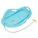 Luge confortable bleue pastel