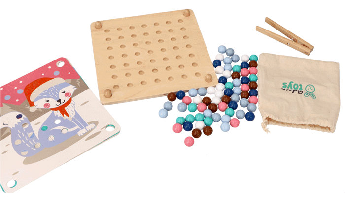 Aldo puzzle boules Montessori animaux
