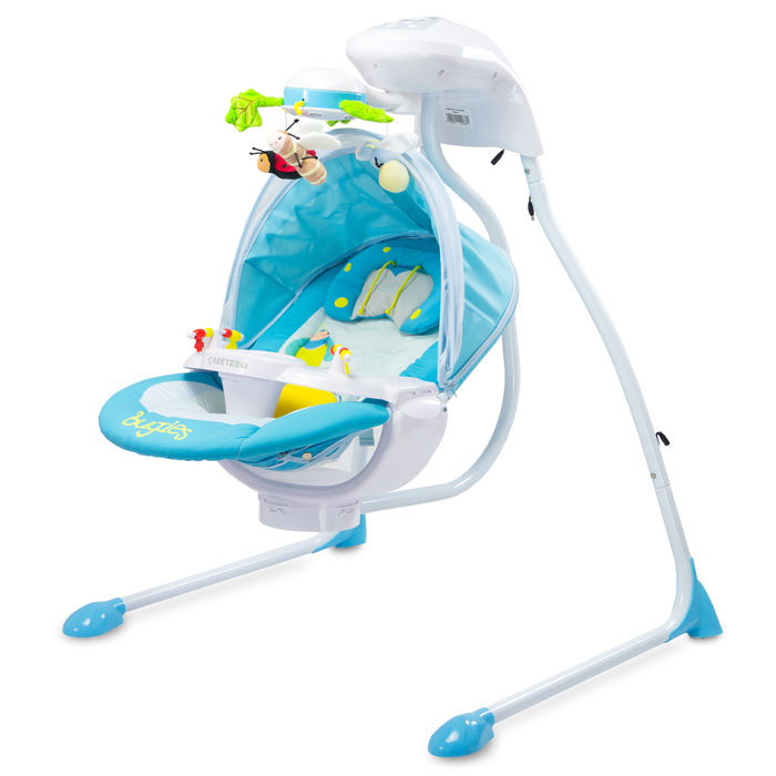 Balancelle Caretero Bebe Pliable Balancement Motorisee De 0 A 12 Kg