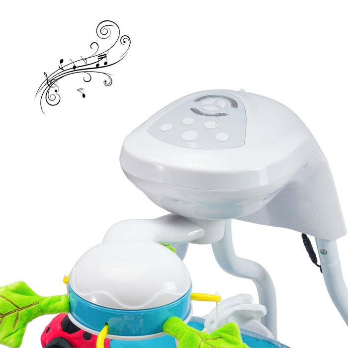 Balancelle Caretero Bebe Pliable Balancement Motorisee De 0 A 12 Kg