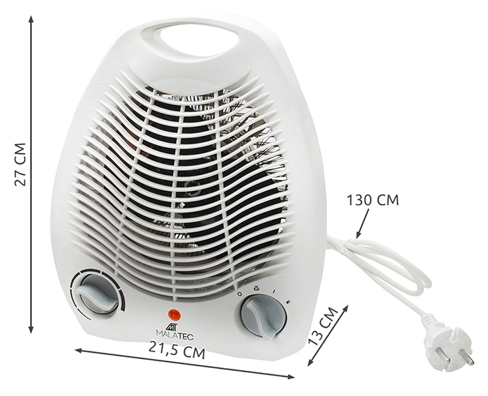 radiateur ventilateur dimension