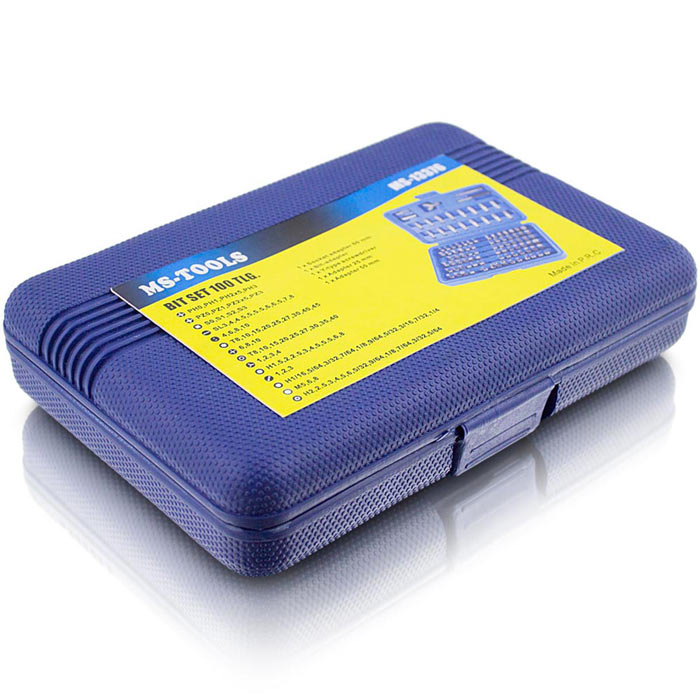 Malette coffret 100 embouts.