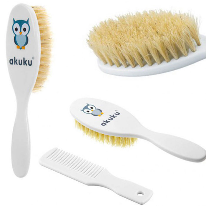 Brosse A Cheveux Aux Poils Naturels Et Peigne Pour Bebe Brosse A Cheveux Aux Poils Naturels Et Peigne Pour Bebe