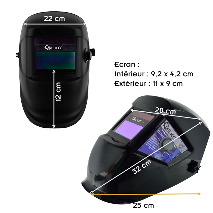 Dimensions du masque