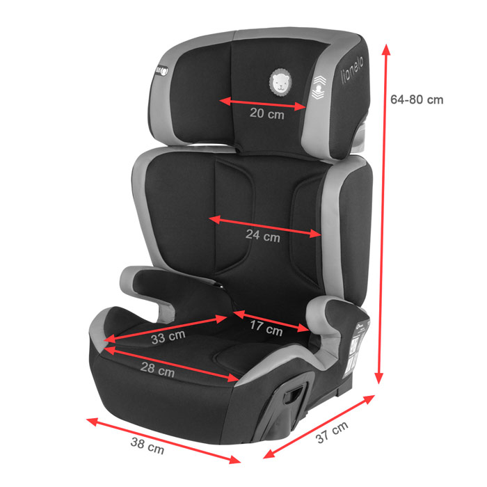 Siège auto 2 en 1 avec rehausseur 15-36 Kg pour enfant