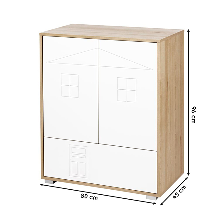 dimensions commode