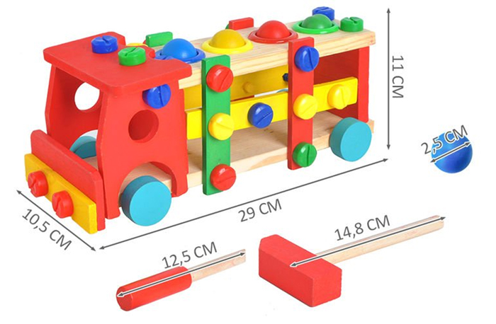 BOB Camion en bois Montessori