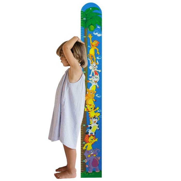 Toise en bois enfant