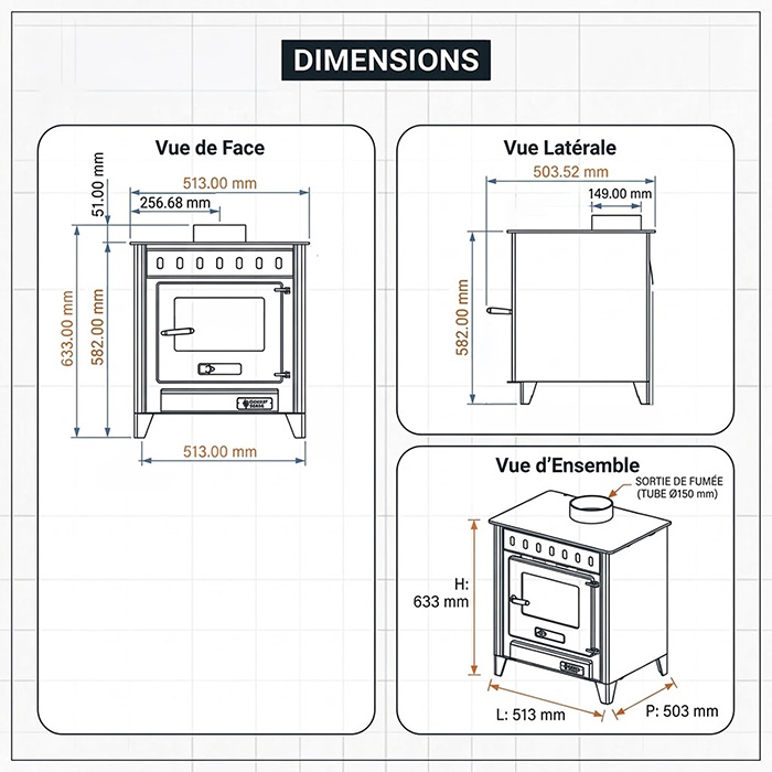 dimensions