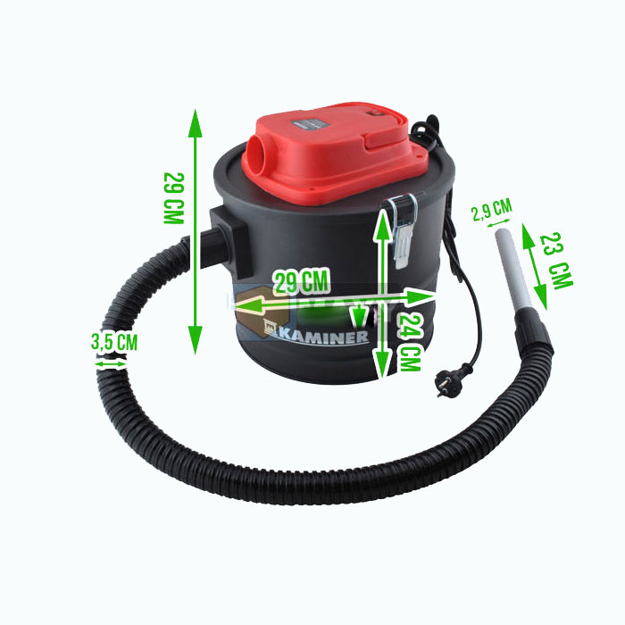 KAMINER Aspirateur/souffleur vide cendres cheminée poêle 1200W