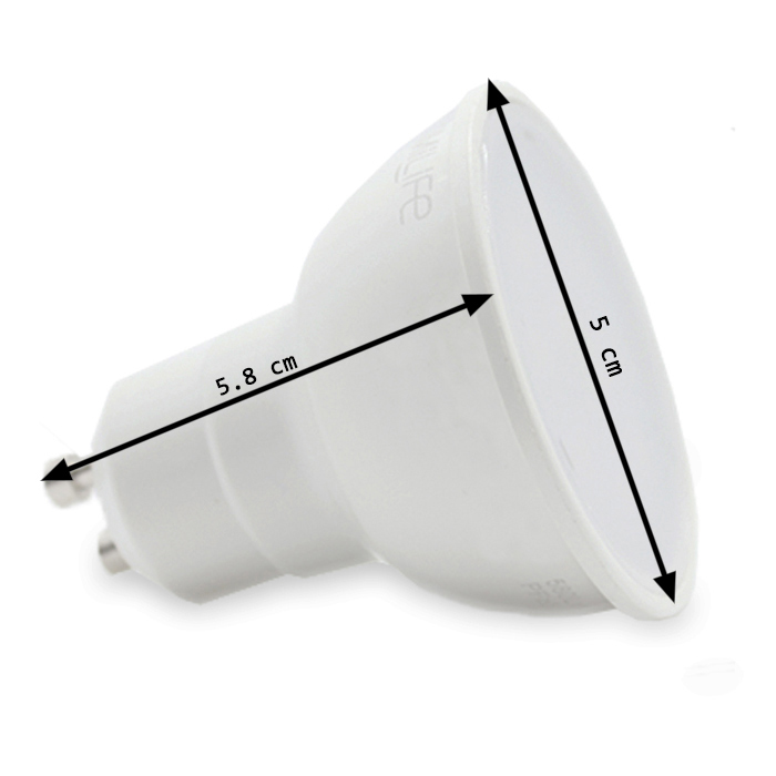 Lot de 10 Ampoules spot LED GU10 7W compatible variateur 5000K blanc froid Cdiscount Maison