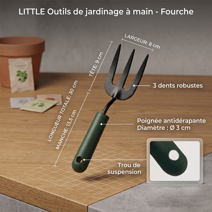 fourche à main