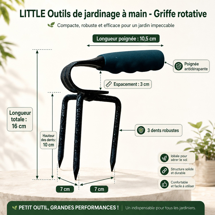 Griffe rotative