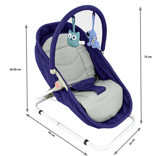 Luxury Bouncer Transat Bebe Evolutif En Berceau Jusqu A 9kg Bleu Au Meilleur Prix E Leclerc
