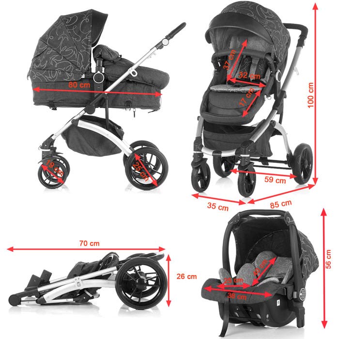 poussette evolutive 3 roues
