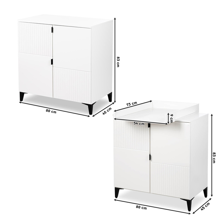 dimensions commode