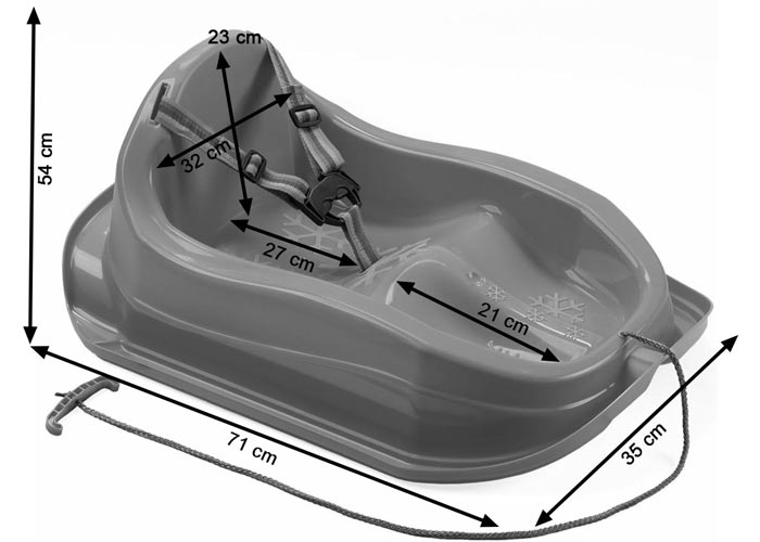 Luge enfant confortable