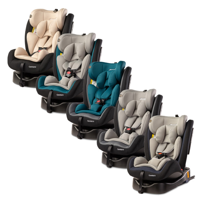 MOKKI Siège auto pivotant Isofix 0/36 kg Groupe 0123 Beige