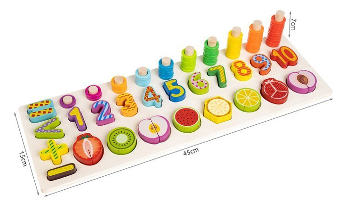 Puzzle multi pièces les chiffres éducatif Montessori