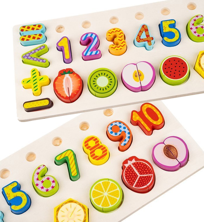 Jeu de Puzzle en Bois Alphabet - Lettres/ Nombres/ Formes - Jouets  Éducatifs pour Enfants de 1 à 4 Ans - Cdiscount Jeux - Jouets