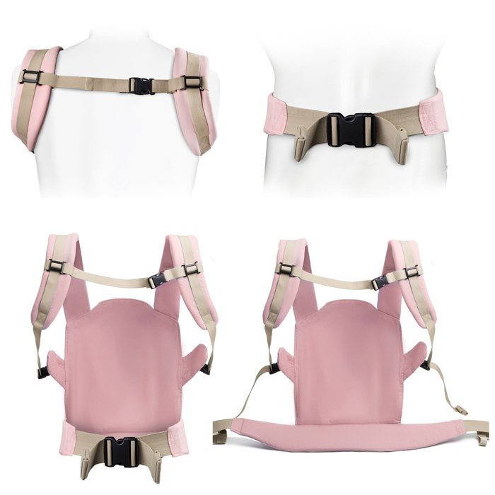 Porte bébé position des sangles