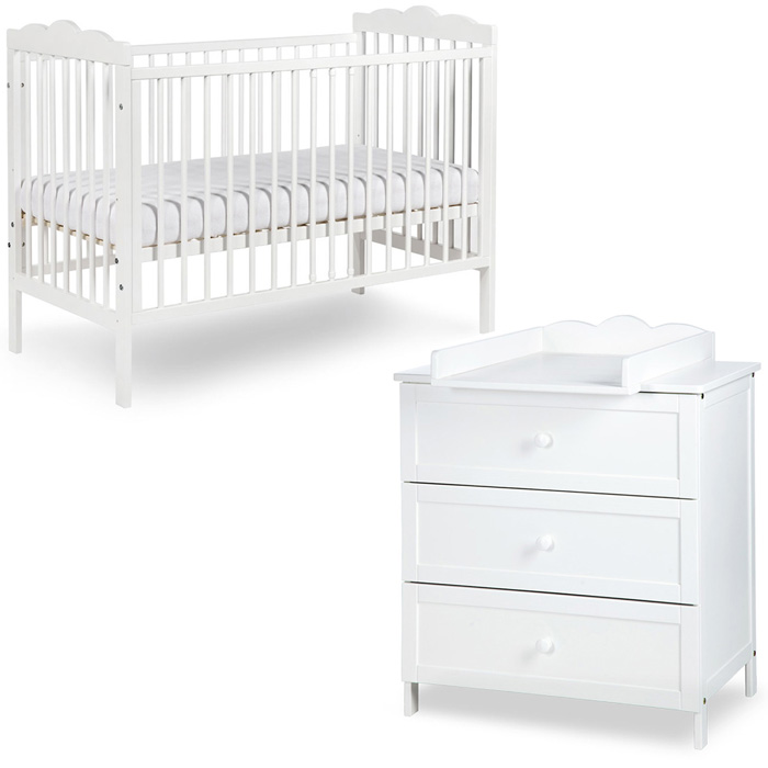 Lit Bebe Monmobilierdesign Radek Iii Ensemble Commode A Langer Lit Bebe 1x60 Darty