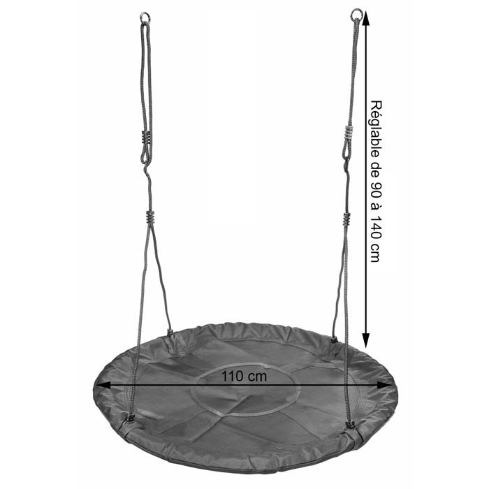 balançoire réglable jardin