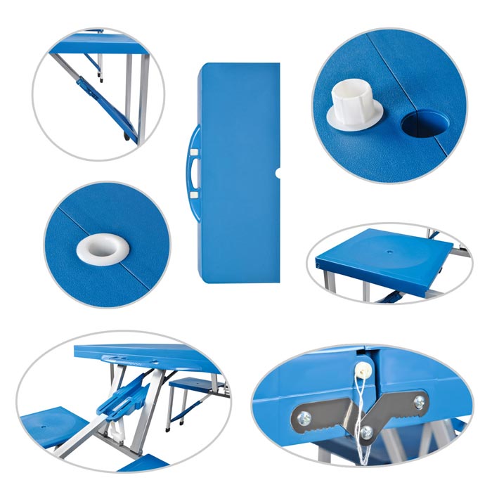 Table de camping pliante