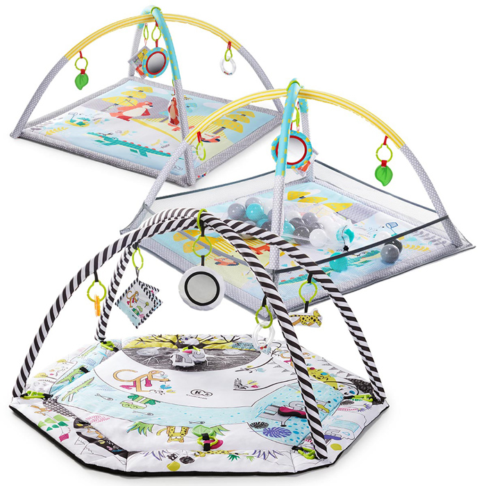 Arche d'activité avec 5 jouets tricot suspendus TIPI QUAX, Vente en ligne  de Tapis d'éveil et Arches d'éveil