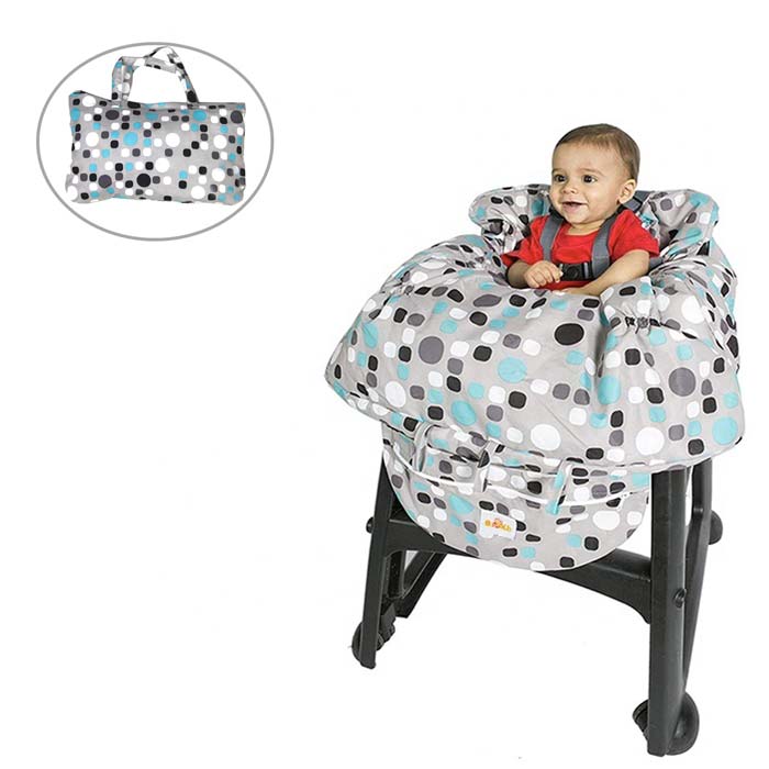 Xox-protege Caddie Pour Bebe Et Couverture De Chaise Haute 2 En 1  Supermarch Coussin Protege Chariot Bebe Portable Housse De Protection Pour  Caddie La