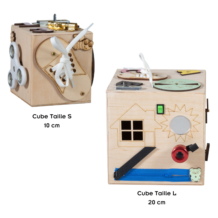 TIMEO Cube en bois Montessori