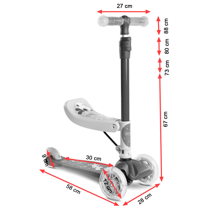 Trottinette enfant siège