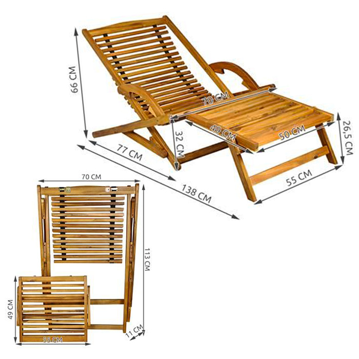transat en bois