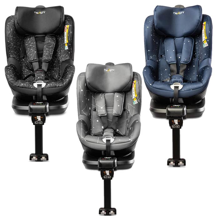 TWISTY Siège auto pivotant 360° Isofix 0 à 18 kg isize Gris Achat