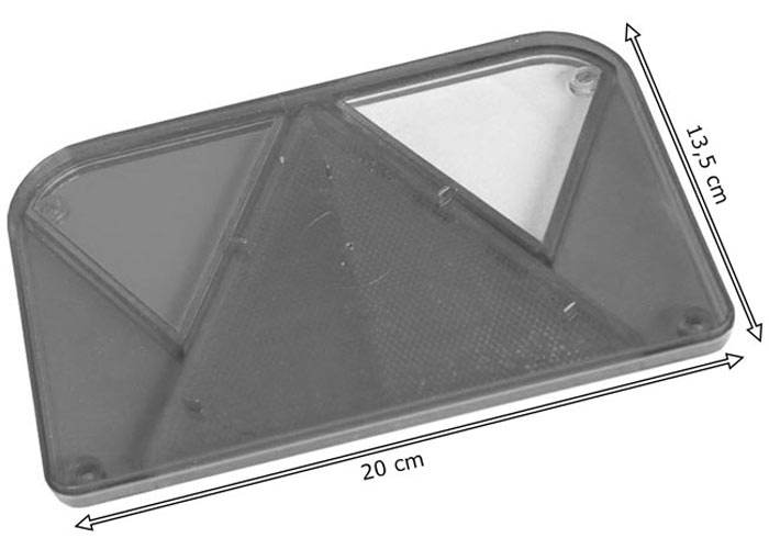 Cabochon pour feu arrière de remorque DPT 35
